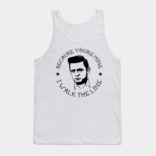 I Walk the Line Tank Top